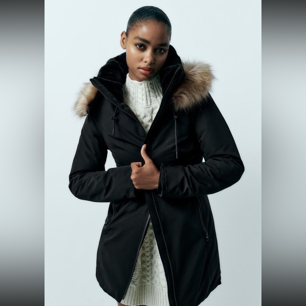 ZARA SOLD OUT PROTECTION PARKA COAT‼️‼️
